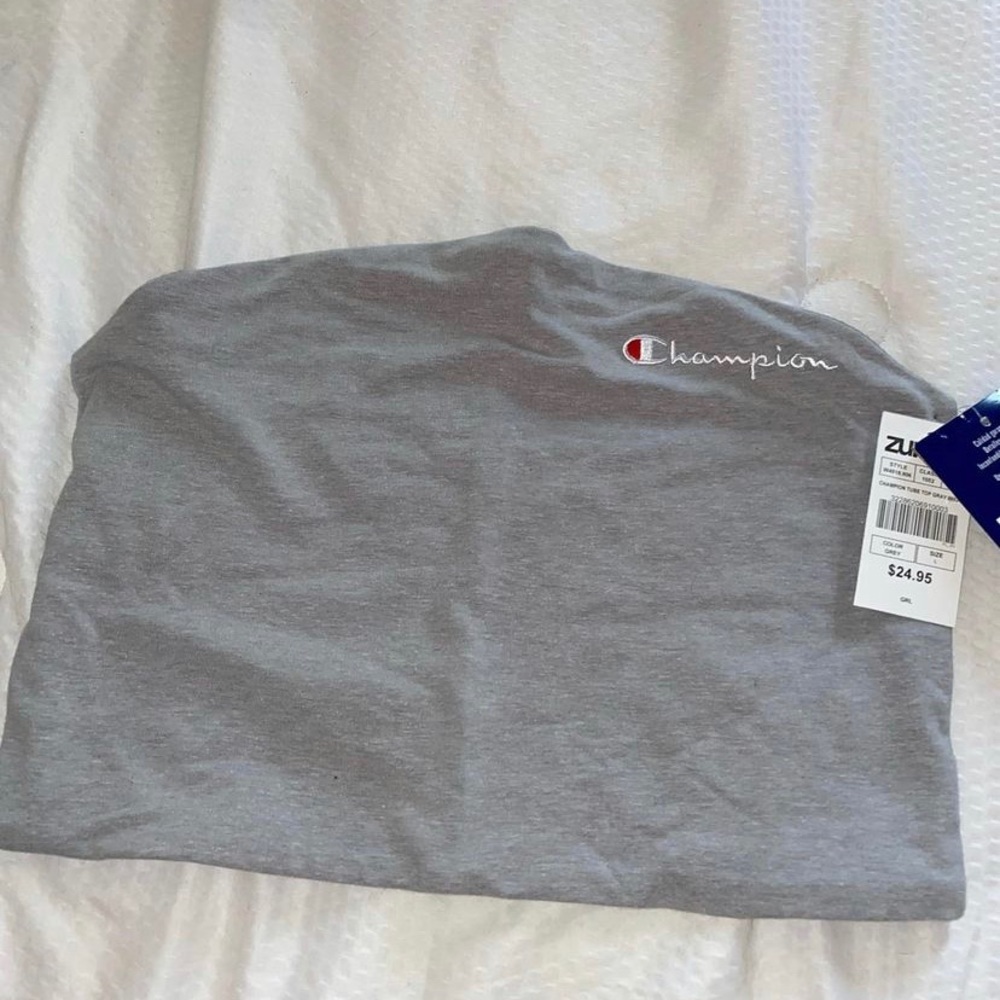 Grey champion tube top never worn brand new